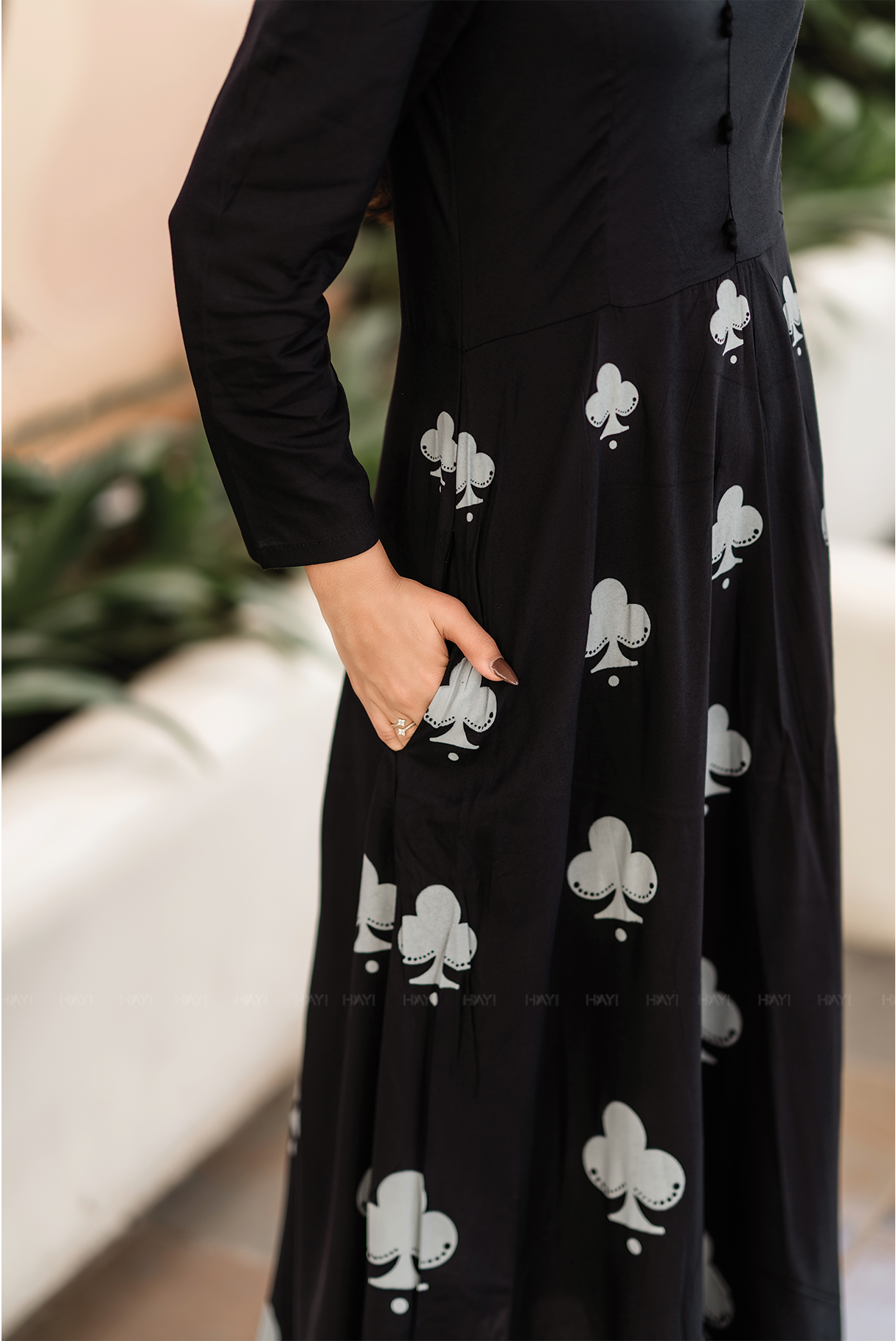 Taj- Elegant Full Sleeve Ethnic Fusion Dress
