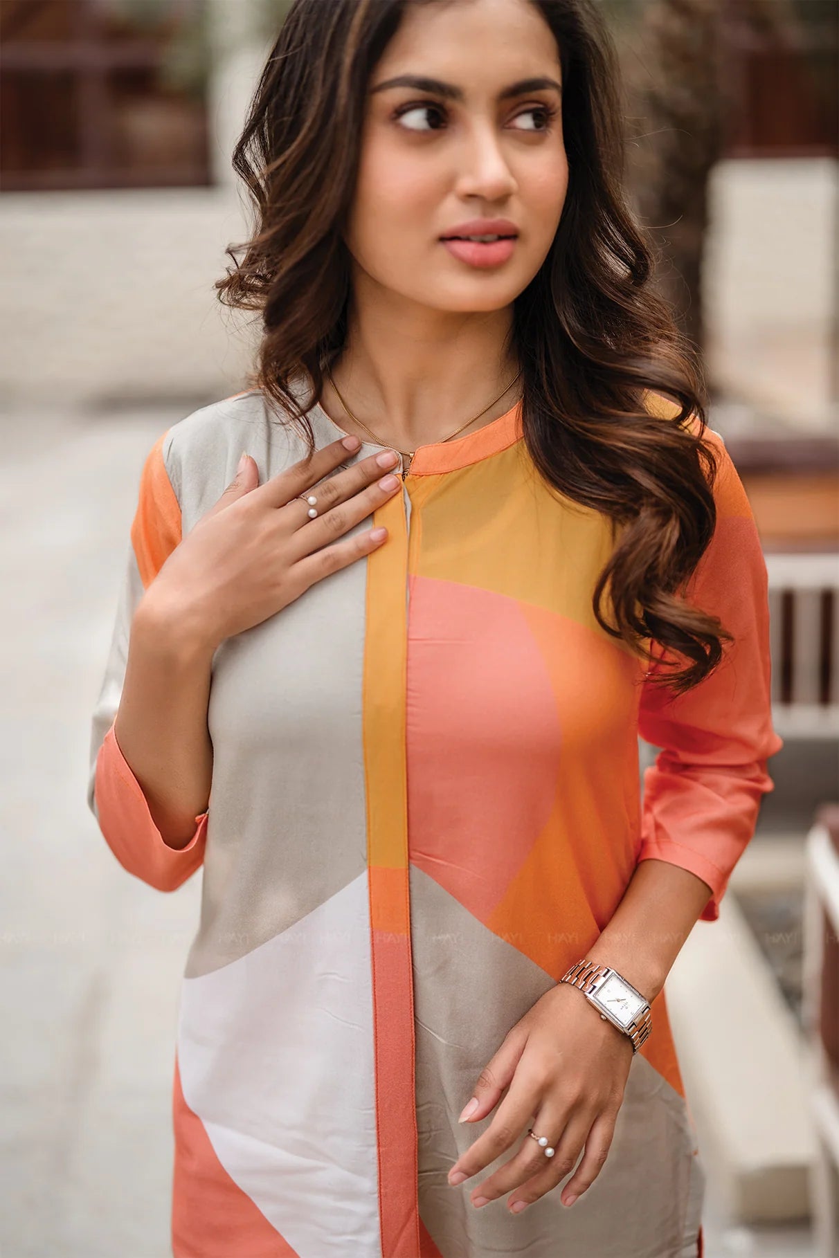 Mul- Rustic Rhythm Beige Viscose Co-ord