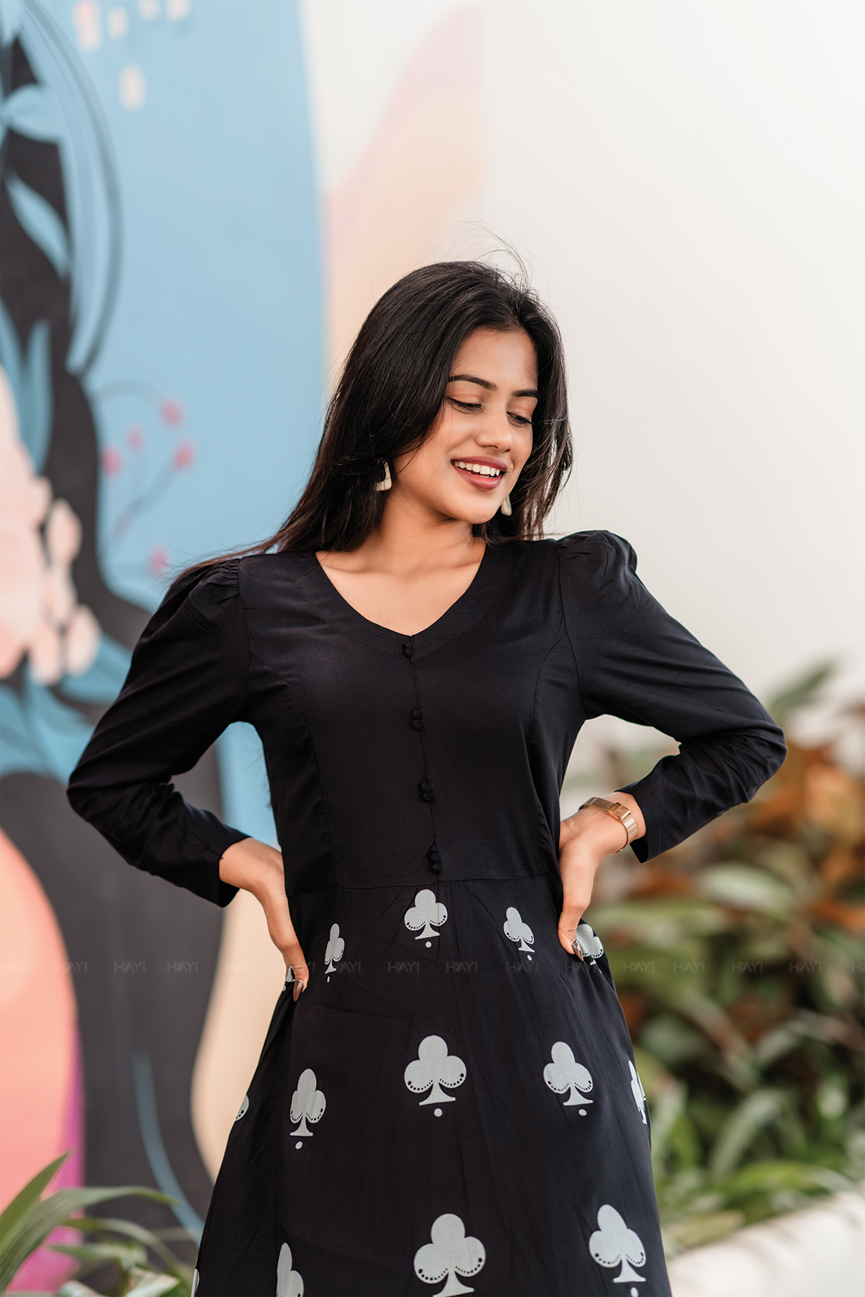 Taj- Elegant Full Sleeve Ethnic Fusion Dress