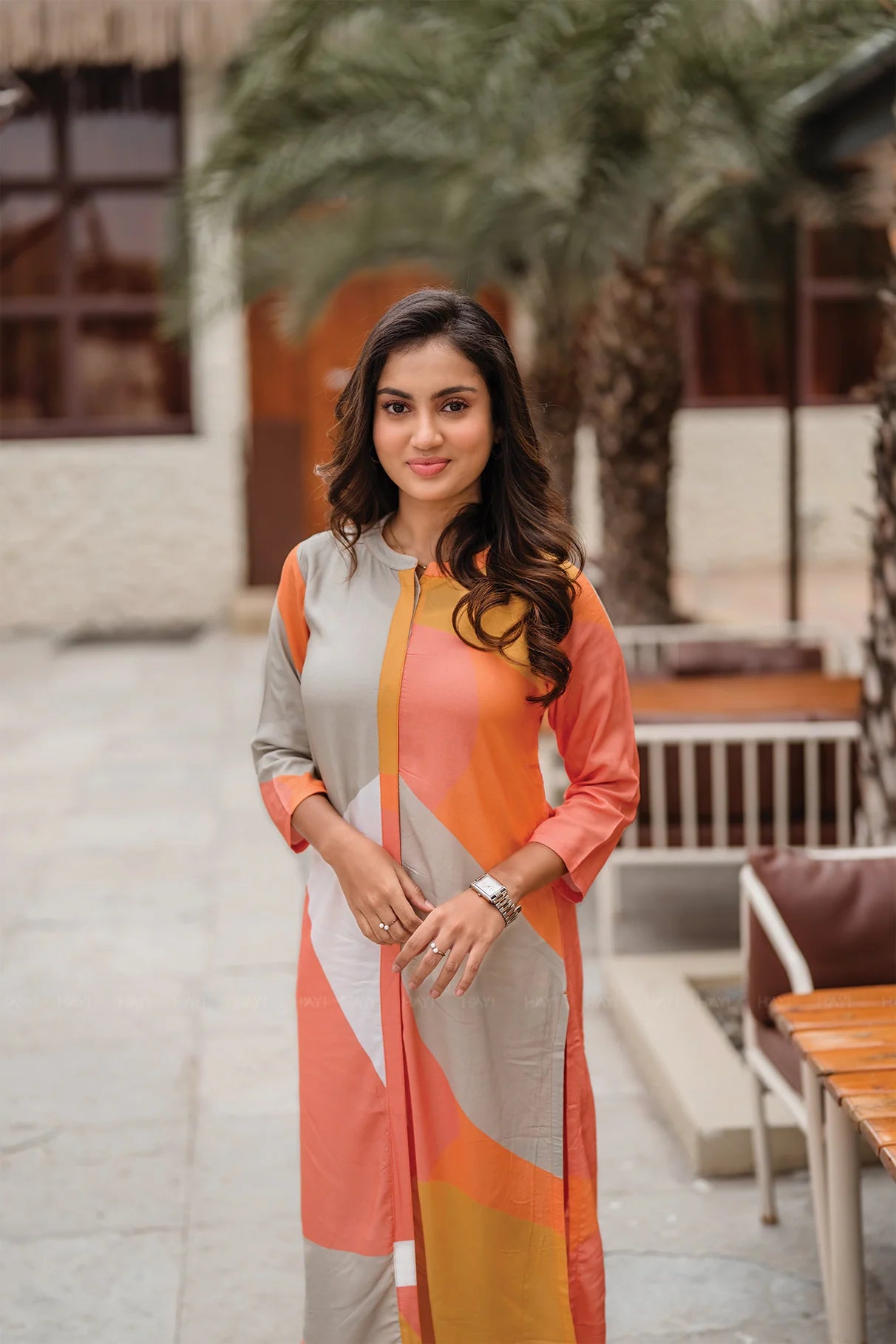 Mul- Rustic Rhythm Beige Viscose Co-ord