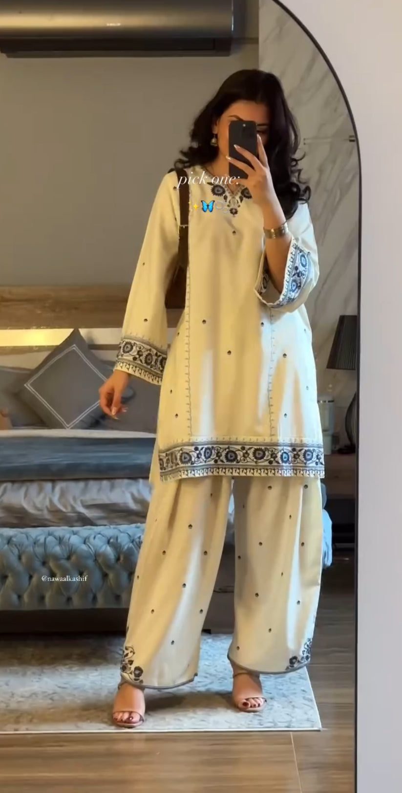 Mira- Elegant Embroidered Kurta – Timeless Grace