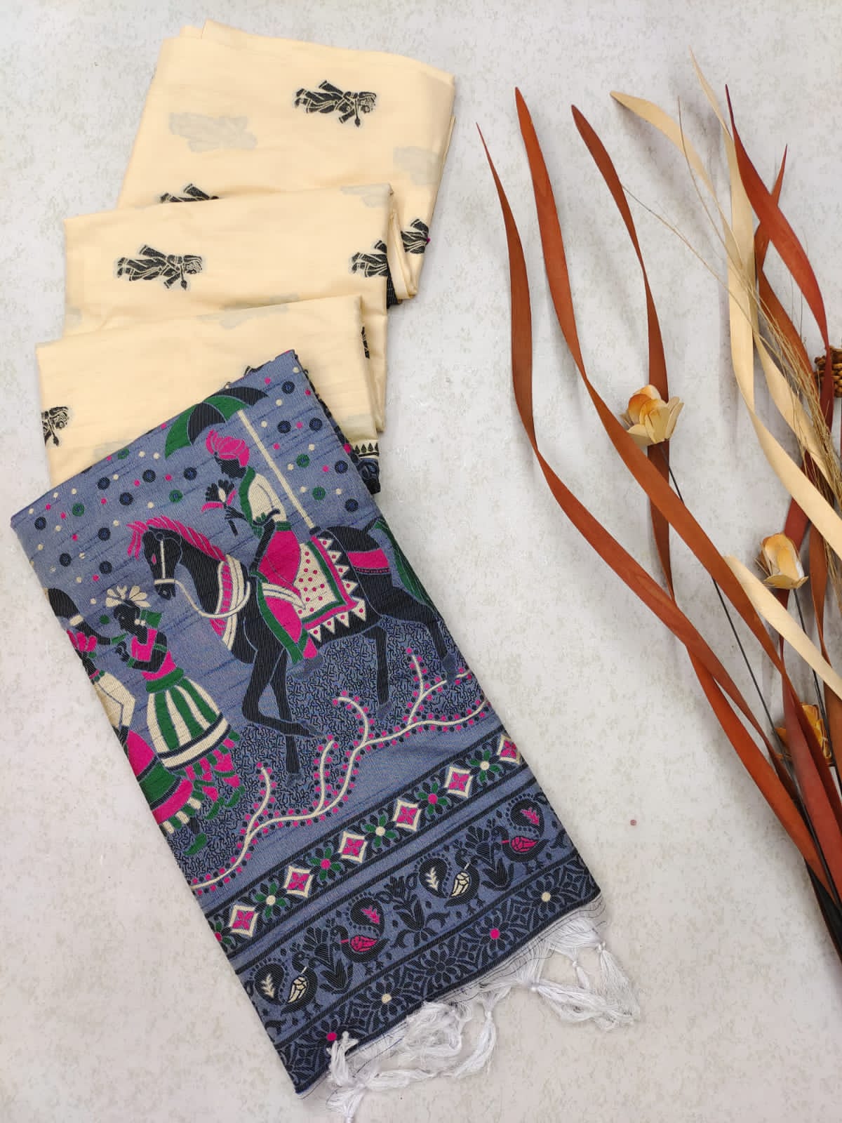 Tribal- Ethnic Motifs Woven Design Saree