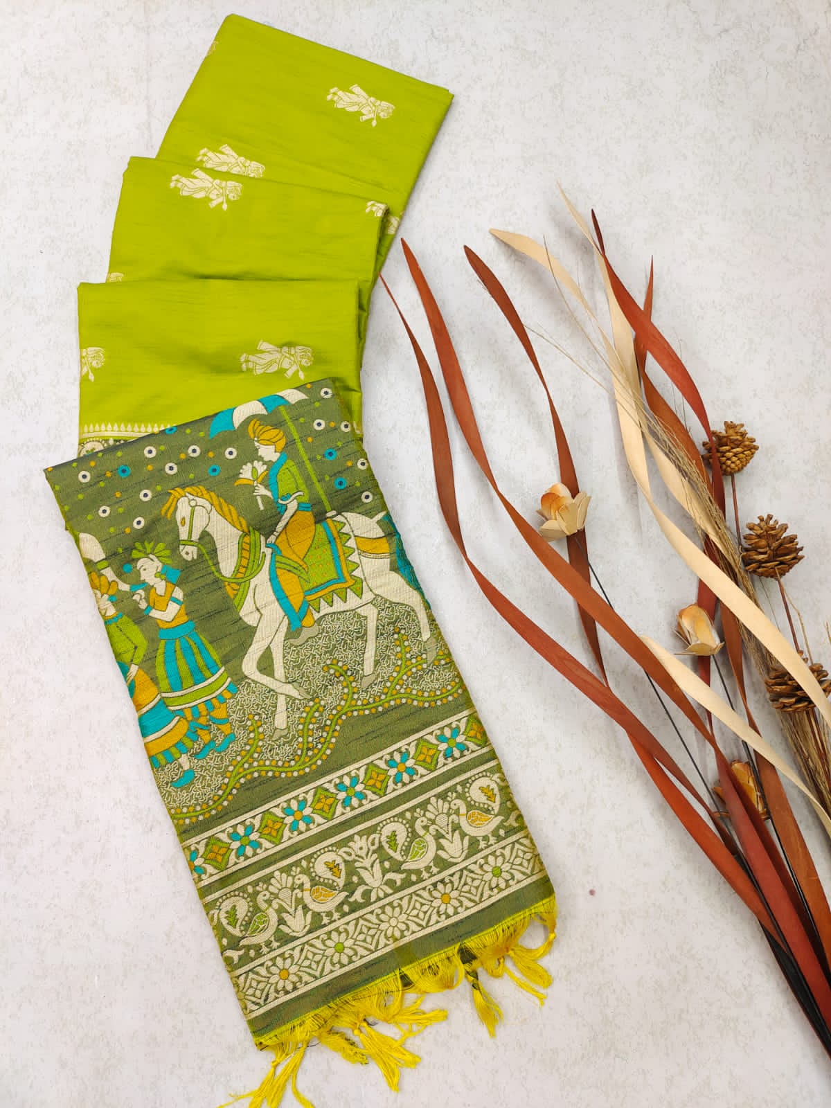 Tribal- Ethnic Motifs Woven Design Saree