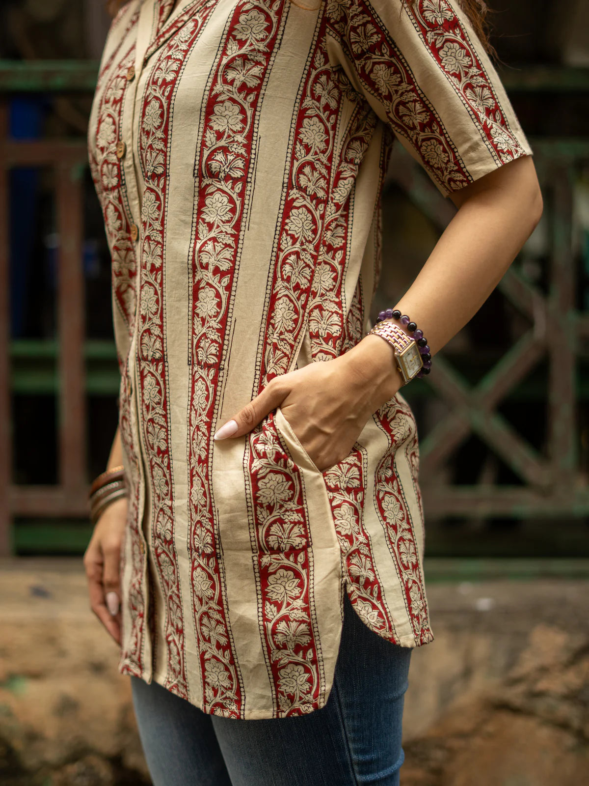 Lin- Short Kurti Style Top for Casual & Daily Wear