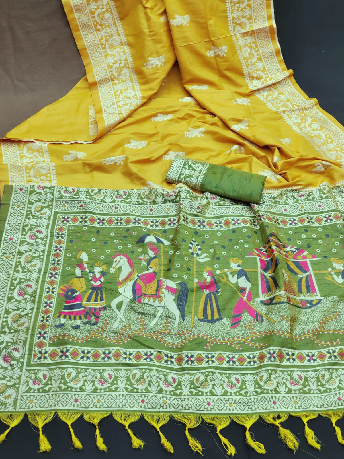 Tribal- Ethnic Motifs Woven Design Saree