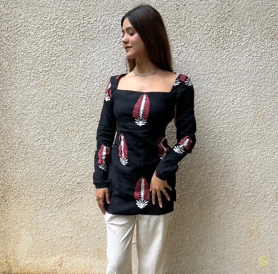 Roon- Bagru Hand Block Print Kurti