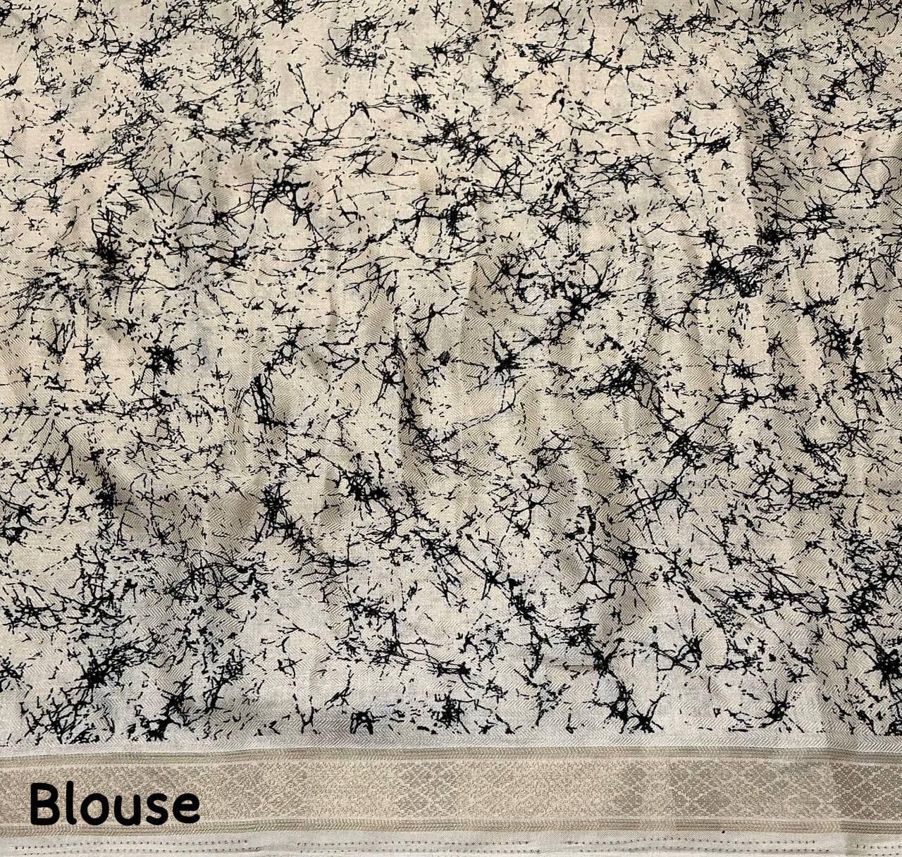 Black forest- New fancy black pashmina saree from Preciouswear