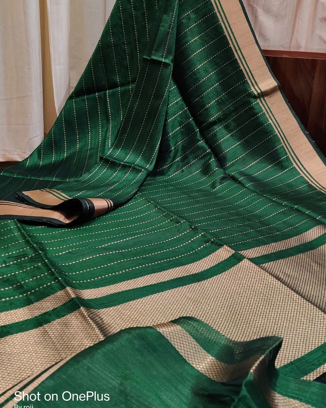 Shikha -Luxurious Silk saree Stripe Saree