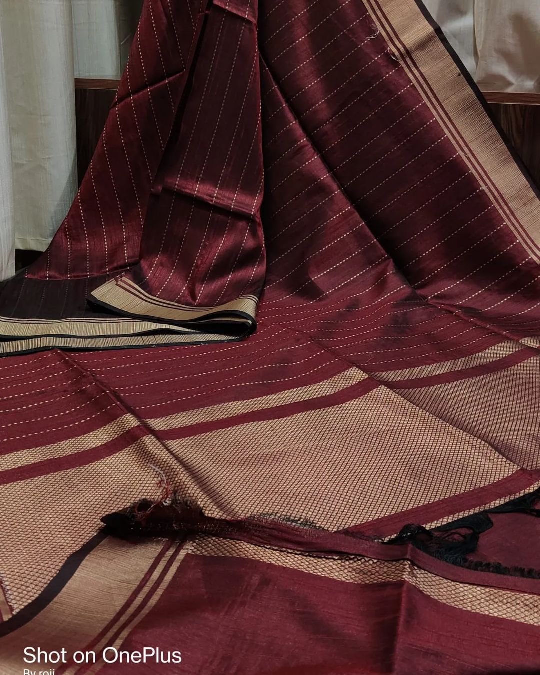 Shikha -Luxurious Silk saree Stripe Saree