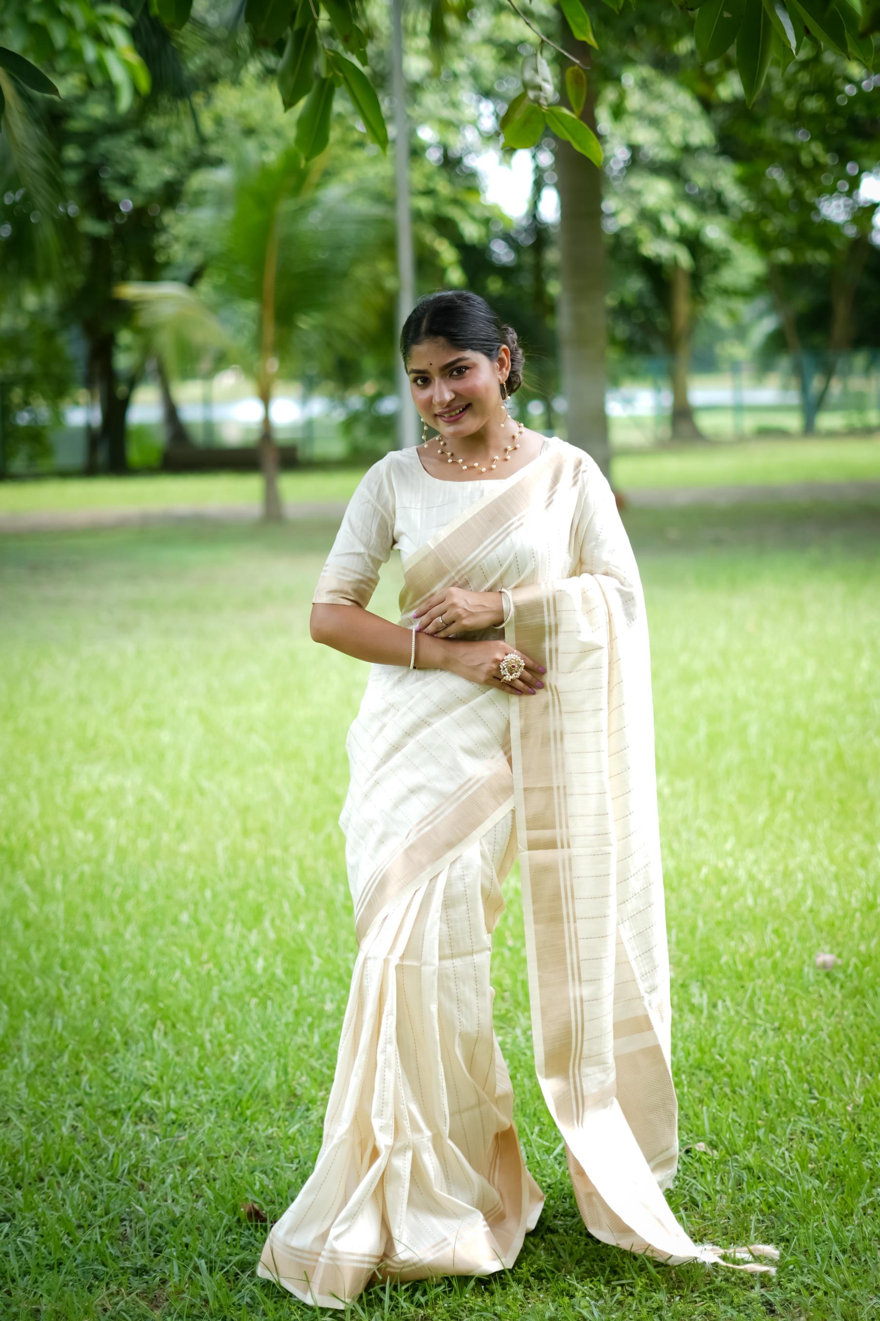 Raw- Regal Luxurious Silk Saree
