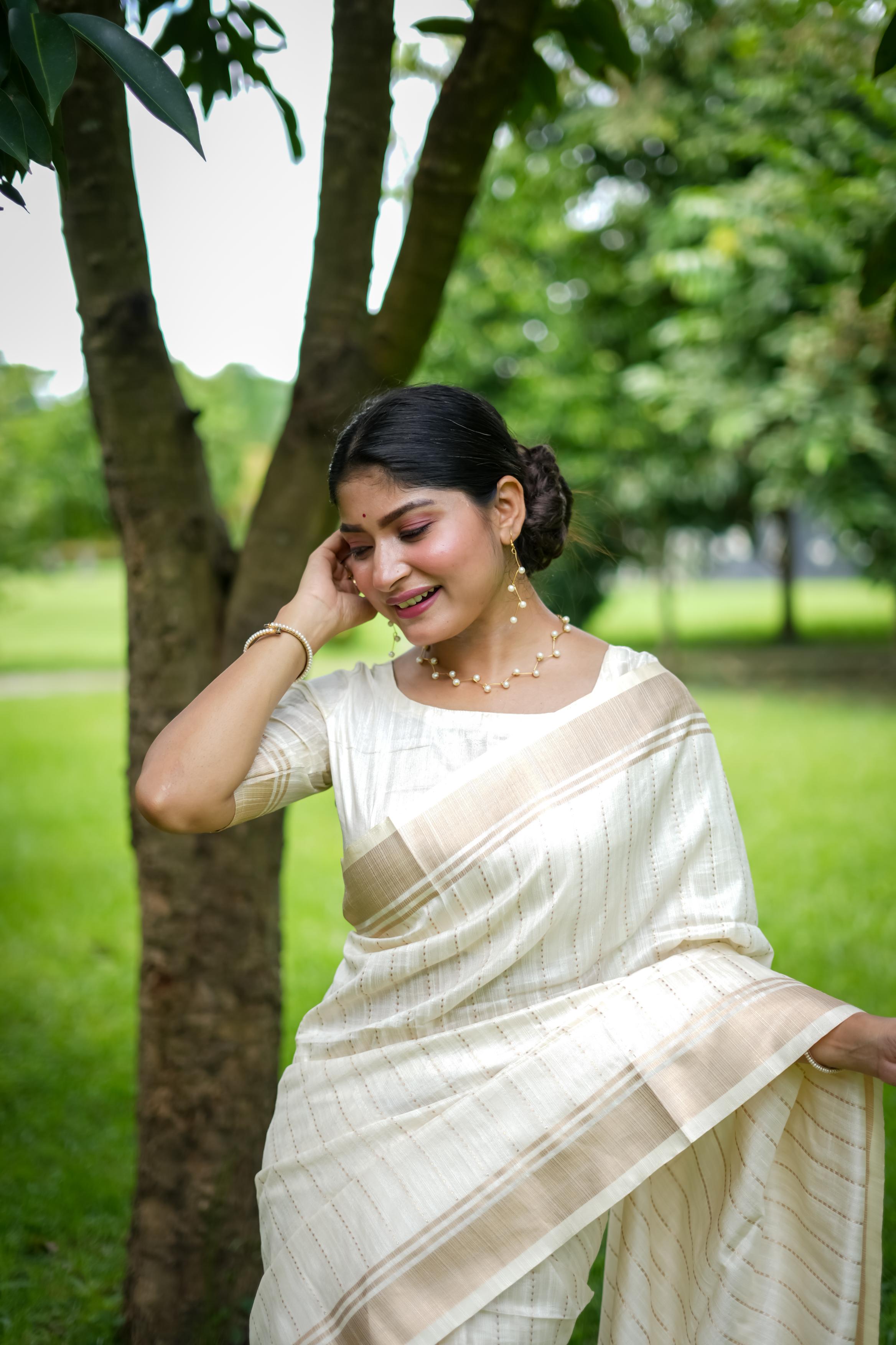 Raw- Regal Luxurious Silk Saree