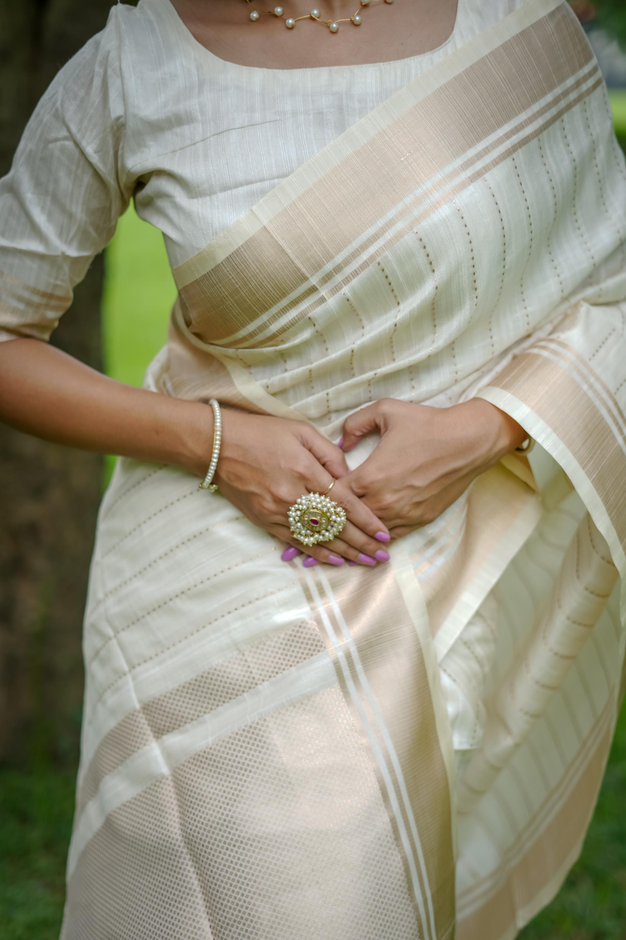 Raw- Regal Luxurious Silk Saree