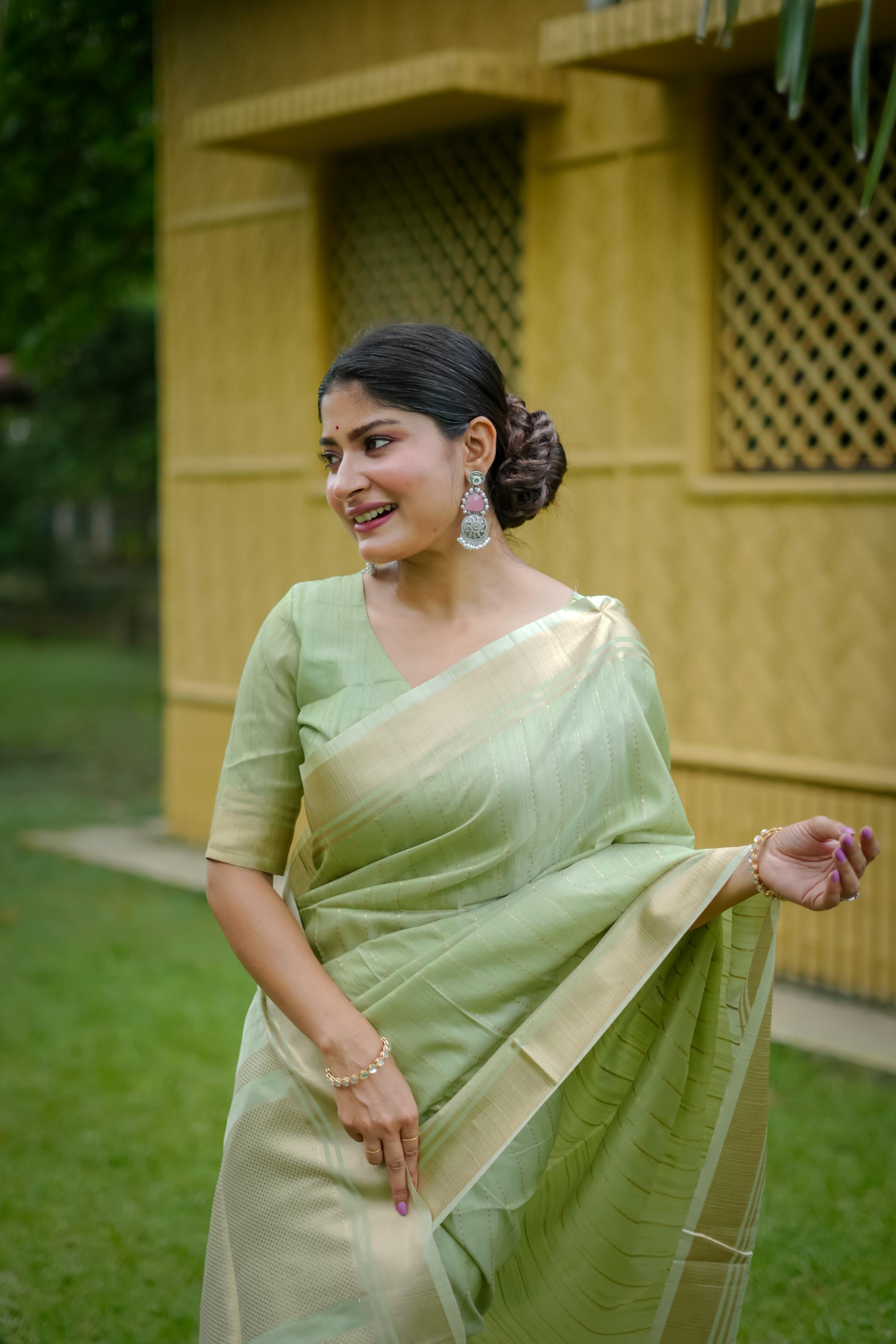 Raw- Regal Luxurious Silk Saree