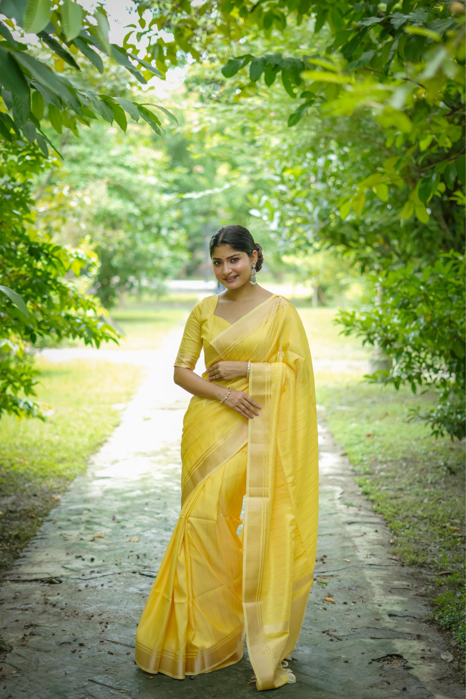 Raw- Regal Luxurious Silk Saree