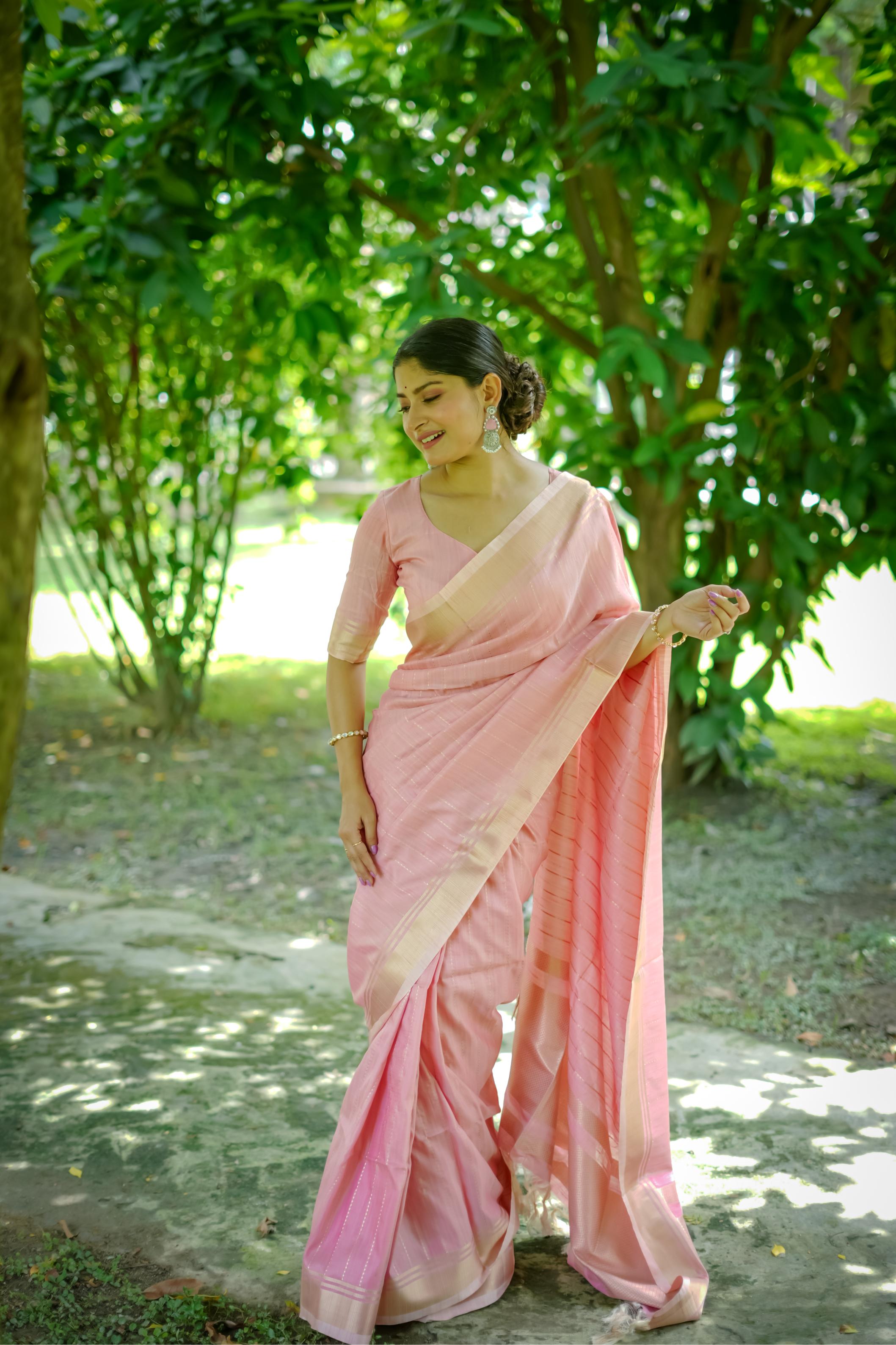 Raw- Regal Luxurious Silk Saree